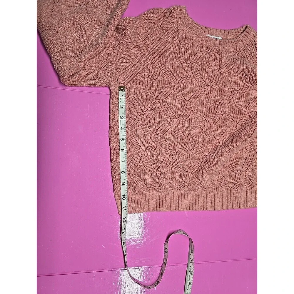 Old Navy Girls Pink Cactus Flower Sweater XL 14-18